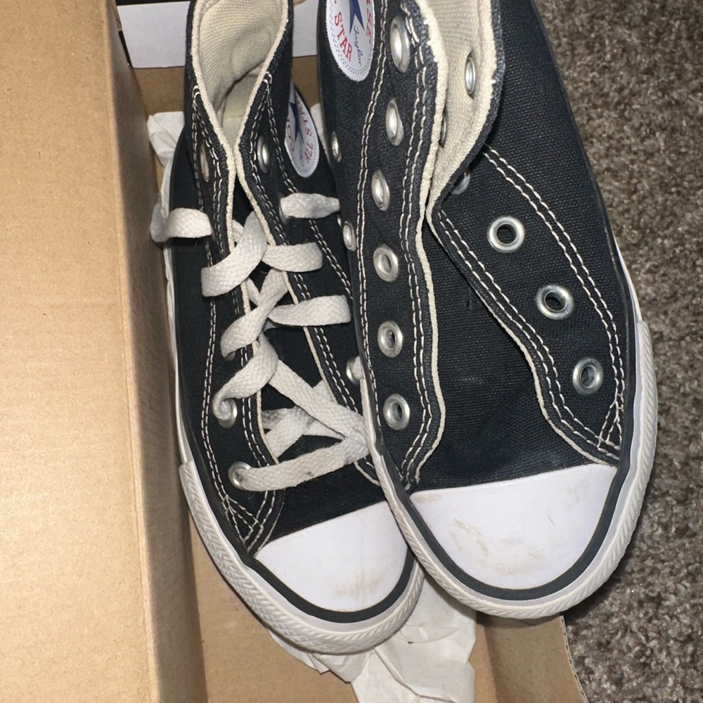 Converse Black and White Chuck Taylor Sneakers